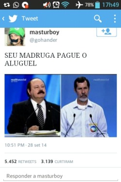 ntembiscoito:  Brasil é um país que até política vira zoera, a política do Brasil é zoera, então ta tudo certo. 