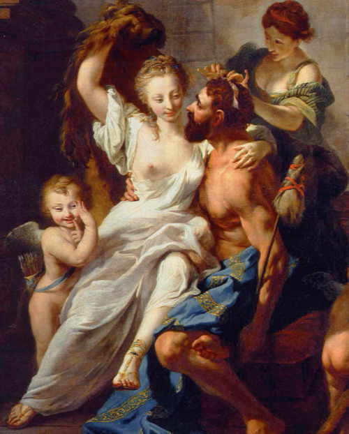 jaded-mandarin:Tischbein. Hercules and Omphale, 1754.