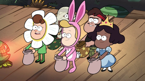 gravityfallsspoiled:Everyone in town is dressing up for the most favorite summer holiday around!