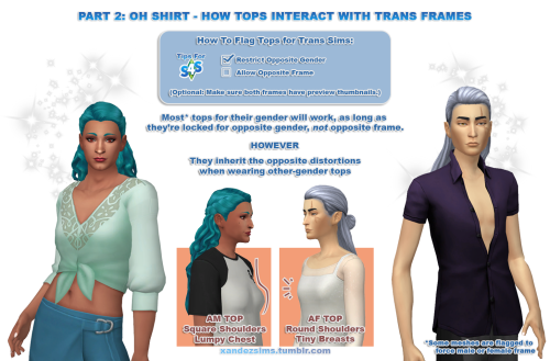 (Semi) Tutorial : Notes and Tips for Trans SimsXan here! What started as me trying to figure out a m