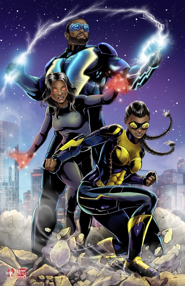 tyrinecarver:  Black Lightning © Tyrine Carver and Wil Woods of Musetap StudiosPower