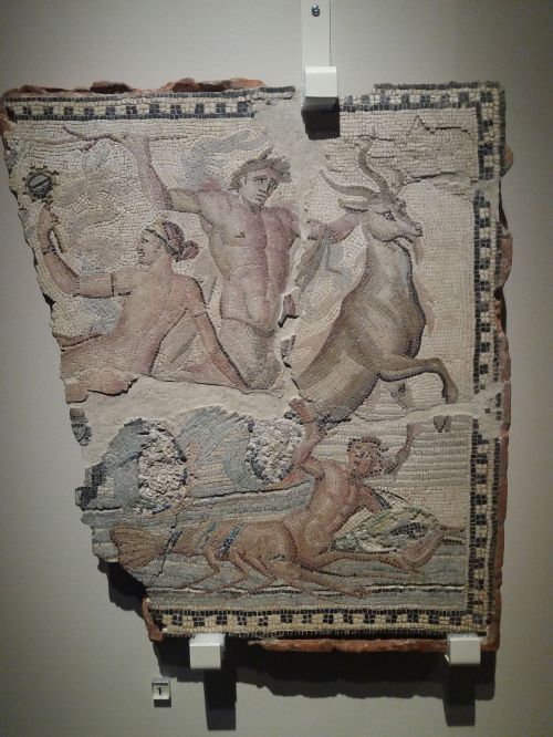 romegreeceart:Roman floor mosaic, Ostia antica* Exhibition: Ostia, Gateway to Rome. Vapriikki, Tampe