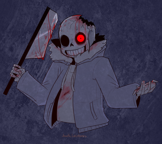 Horrortale!Sans x Freaked Out! Reader 