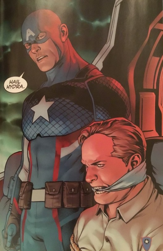 So… Marvel… retconed Old Man Logan… and it’s fucked up but that’s not important.This is important:They retconed Captain America… Steve fucking Roger is (was) a Hydra agent all this time.Captain America is (was) a Hydra