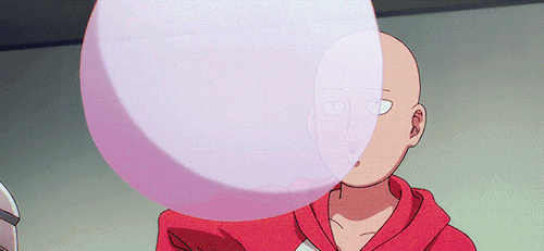 kaneki-e:  Saitama + Bubblegum 