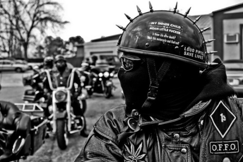 house-of-gnar:  Outlaw MC The oldest all black motorcycle club in the United States, originating in Detroit, Michigan in the late 1960’s.   Fuck yeah