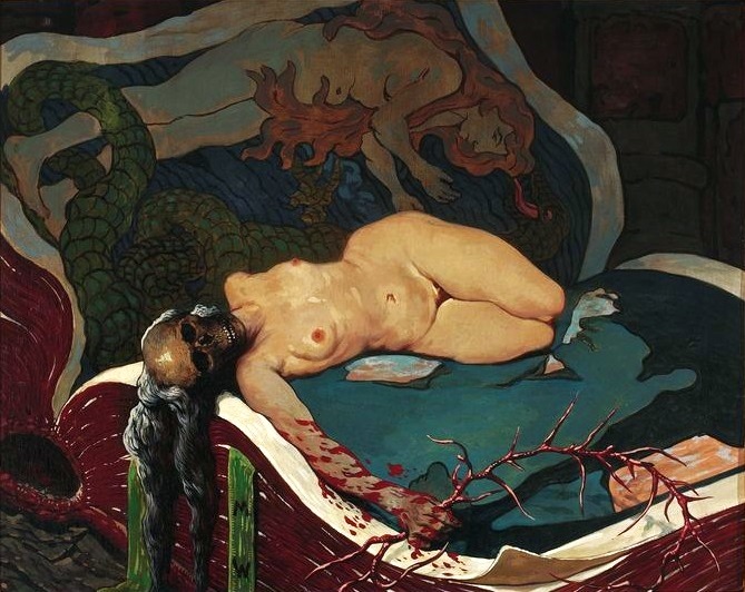 wonderwarhol:The Old Truth Lies in Books, 1910, by Marian Wawrzeniecki (1863-1943)