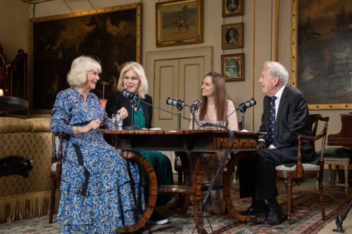 camillasgirl: The Duchess of Cornwall, along with Dame Joanna Lumley, joins Gyles Brandreth and