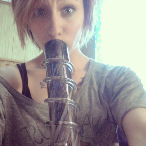 Mornings round here #girl #selfie #wakenbake