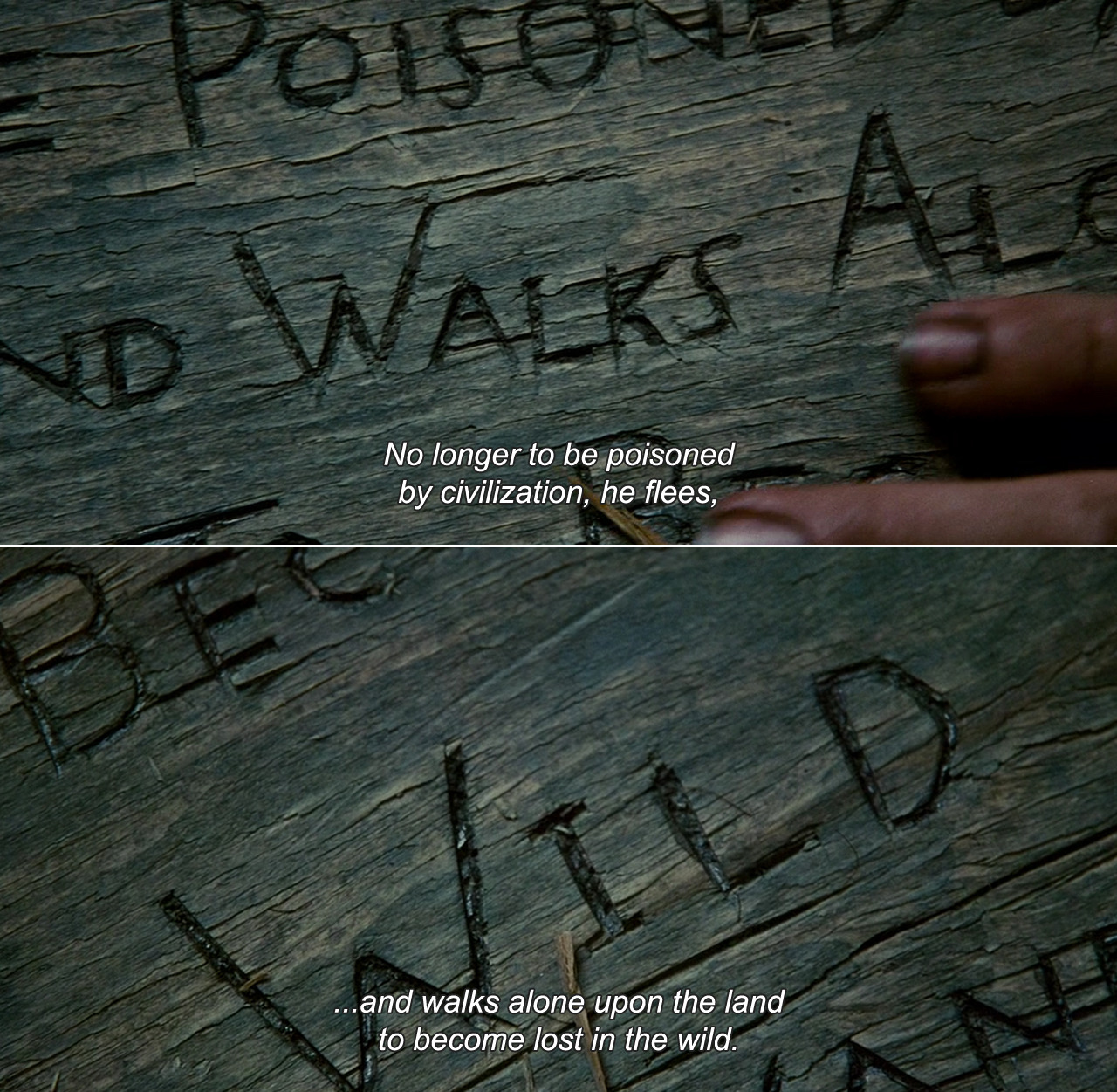anamorphosis-and-isolate:― Into the Wild (2007)Chris: No longer to be poisoned