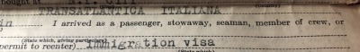 drek-odradek-deactivated2022031:aenariasbookshelf:astrodidact:See that picture above? That’s a close up of my great grandmother’s immigration papers when she first came to the US back in the early 20th century. But my great grandma’s information