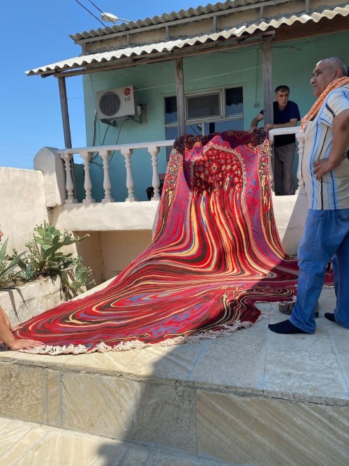 Faig Ahmed Is Renowned For His Mesmerizing Textile Pieces. He Completed His Most Recent Carpet Design