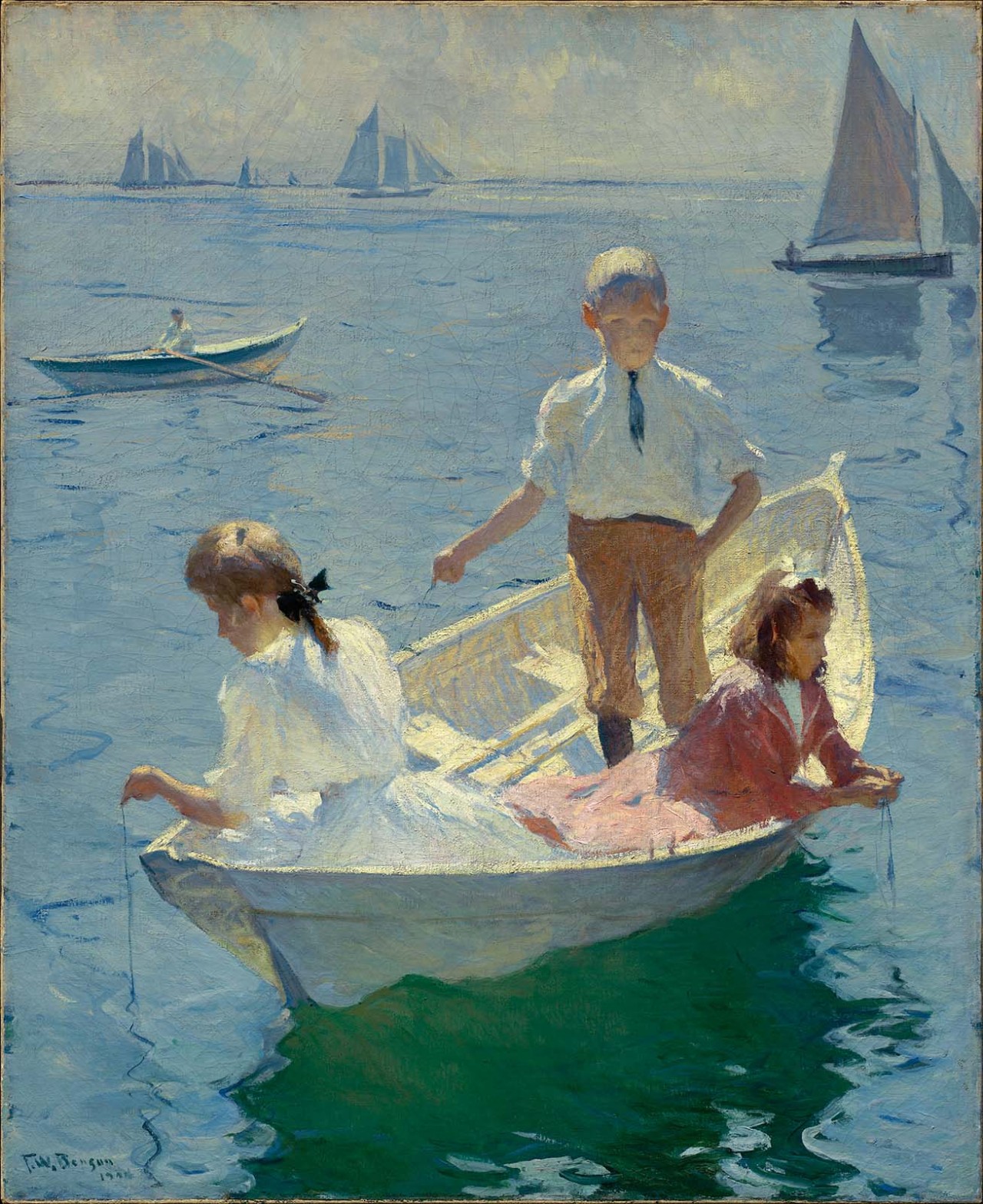 lionofchaeronea:Calm Morning, Frank Weston Benson, 1904