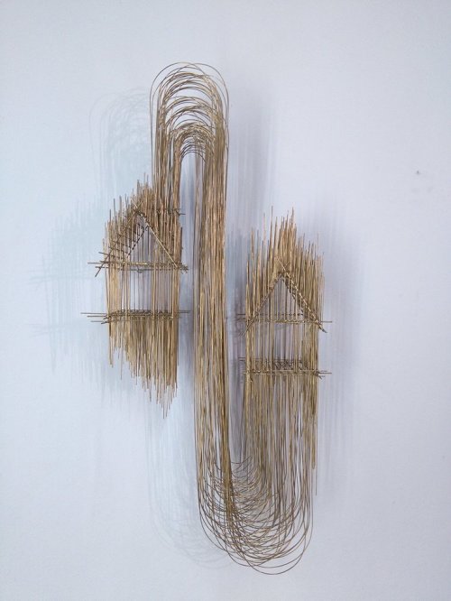 ARCHITECTURAL SCULPTURES BY DAVID MORENO LOOK LIKE PENCIL SKETCHES