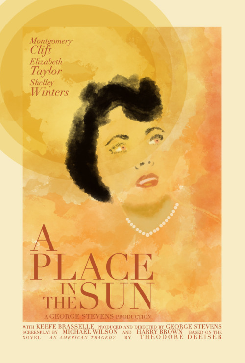 A PLACE IN THE SUN dir. George Stevens Design/Illustration: DRW.mov/Drew Phillips