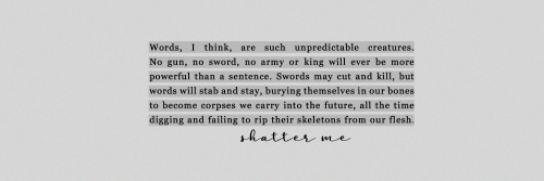 shatter me headerslike/reblog if you savecredits to @ninasrising if you use