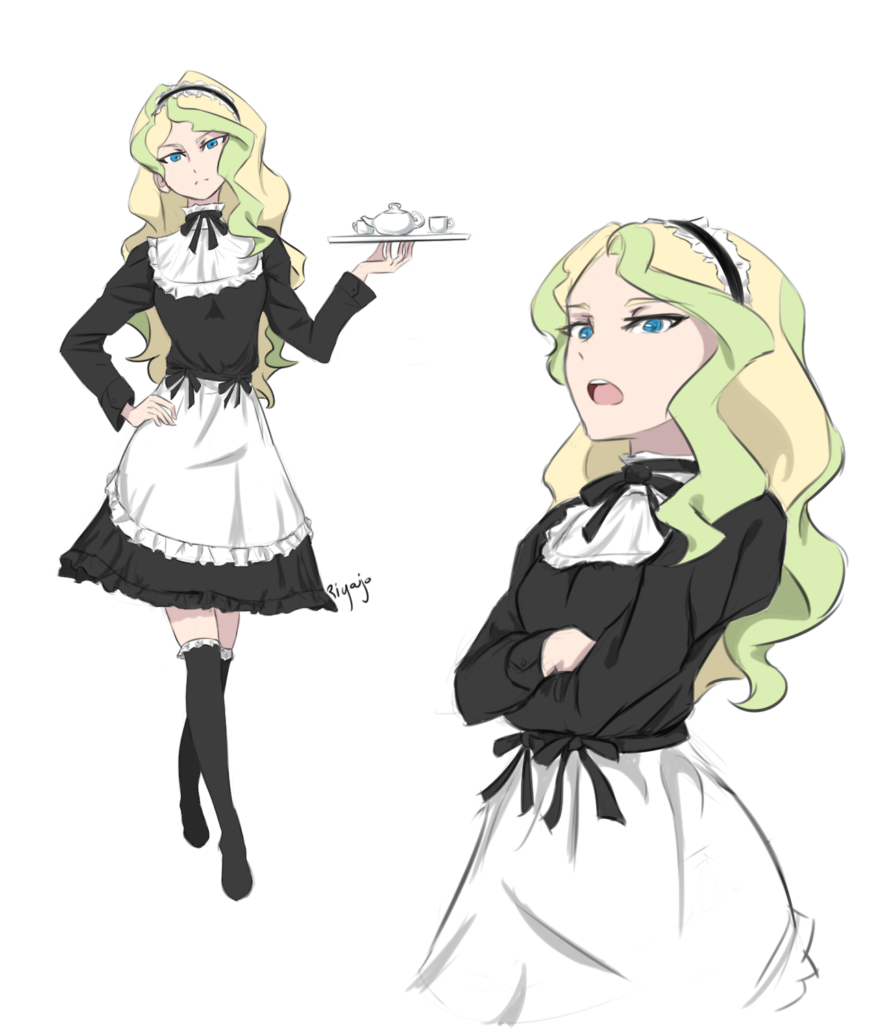 ninsegado91: riyoujo:  Little Maid Academia?I swear it started with just sketching