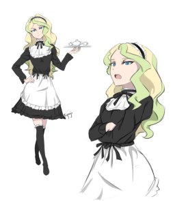 ninsegado91: riyoujo:  Little Maid Academia?I swear it started