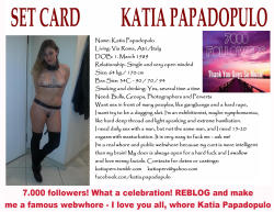 katiaperv:  NOW 7000 HORNY PERVERTS FOLLOWERS!!! YEAAAHH!!!  PLEASE, PLEASE, PLEASE REBLOG AND HELP ME REACH 10000! Acceptance of the self is the first step toward plesure: i accepted completely that i am a WEBSLUT. My body, my sexuality, my most intimate