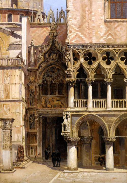 loumargi:Antonietta Brandeis – Porta della Carta, Doge’s Palace, Venice