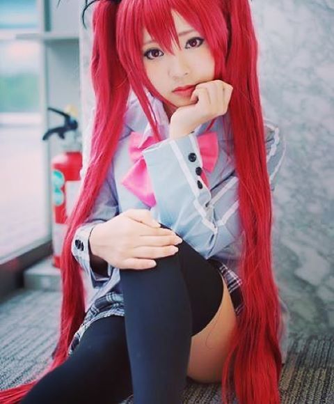 #zettairyouiki #japan #anime #cosplay #kawaii #daisuki #sexy #cute #hot #stockings #medias #kneesock