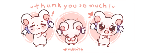 sketch-rabbit:thank you to everyone who follows me and likes my work! I read the lovely tags of your