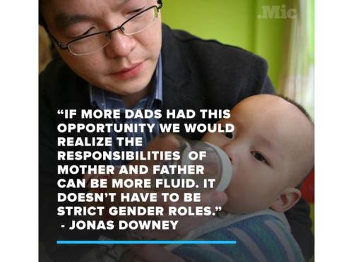 theslaybymic:Don’t overlook paternity leave because it’s a hugely important feminist iss