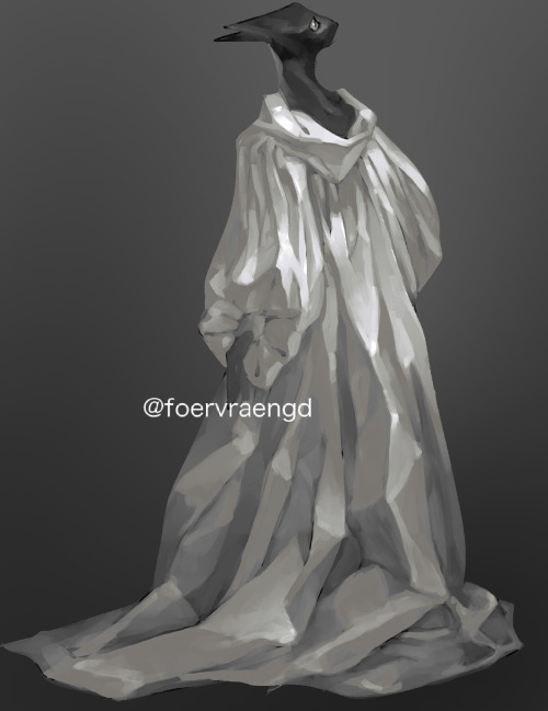 foervraengd:Drapery studies