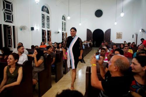 missalsfromiram:Transgender pastors Alexya Salvador, Cindy Bourgeois, and Allyson Robinson lead mass