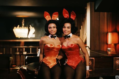 tontonmichel:  cultureunseen:  Black Bunnies - The African American Playboy Bunny  Some where on tumblr I read that the bunny outfit was created by a black fashion designer. Hell I think I reblogged it. 