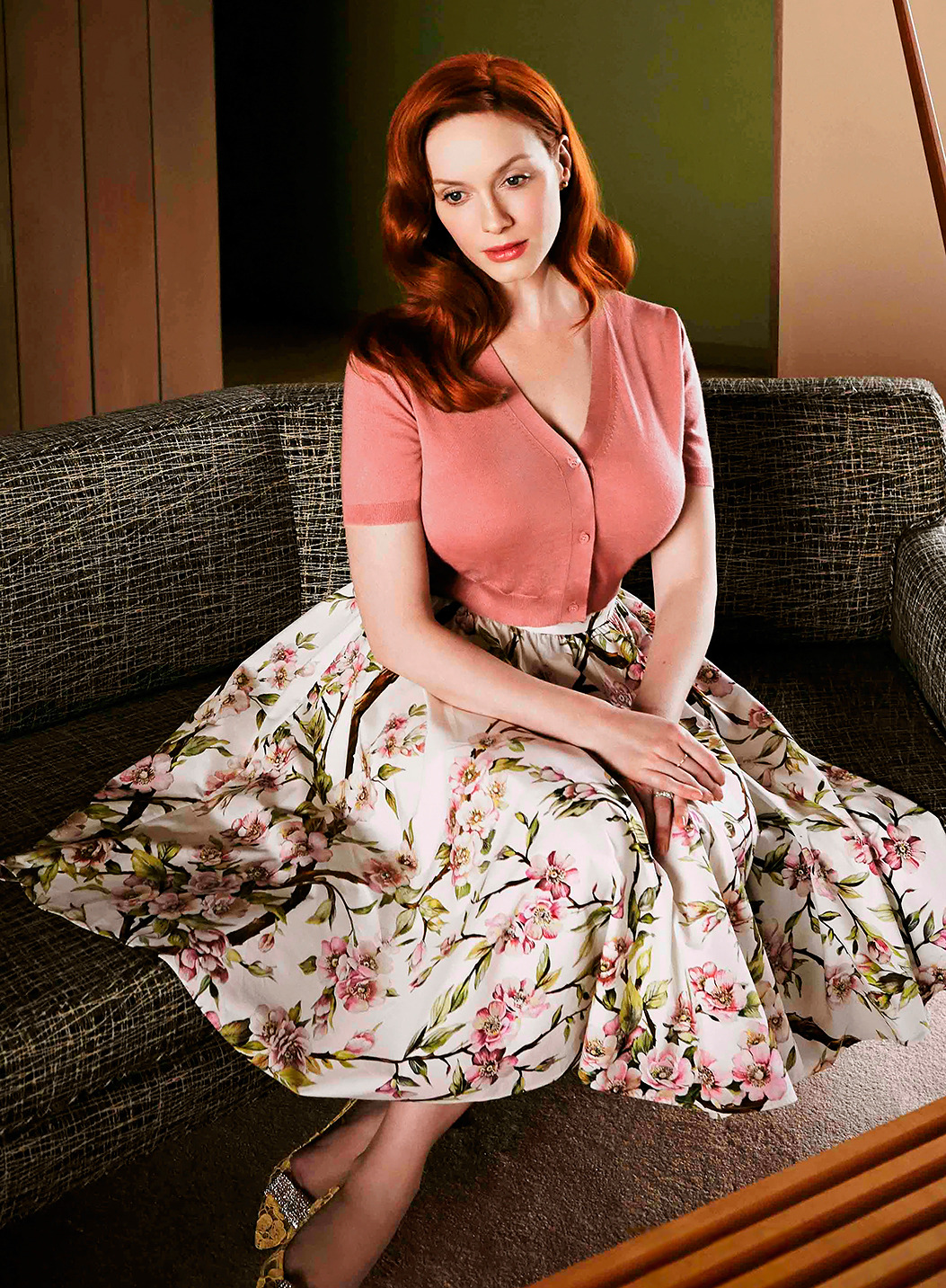 Christina Hendricks by Yelena Yemchuk for The Edit, March 2014