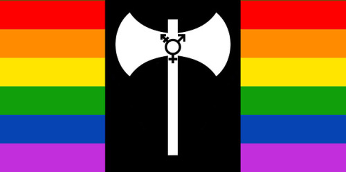 dreambutch: Reclaimed Labrys Lesbian Flag ConceptsThe pink-red gradient lesbian flag originated as 