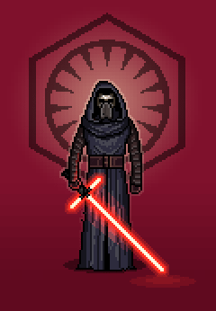 sithlord229:  The Force Awakens Pixel Art