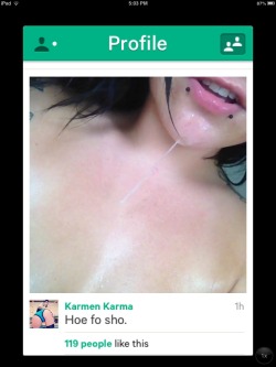 karmenkarma:  Are you following my nasty vine? Tons of xxx personal videos ;)