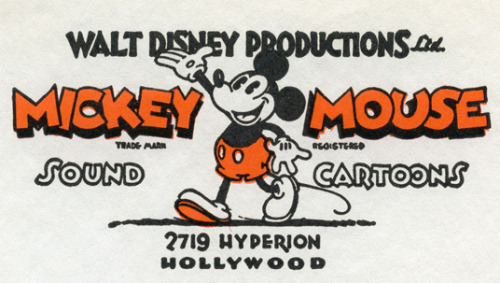 gameraboy:  Walt Disney company logos from 1924 through 2009. Via d23.com. 