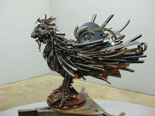 fer1972:  Metal Sculptures by Steel Pond Studios