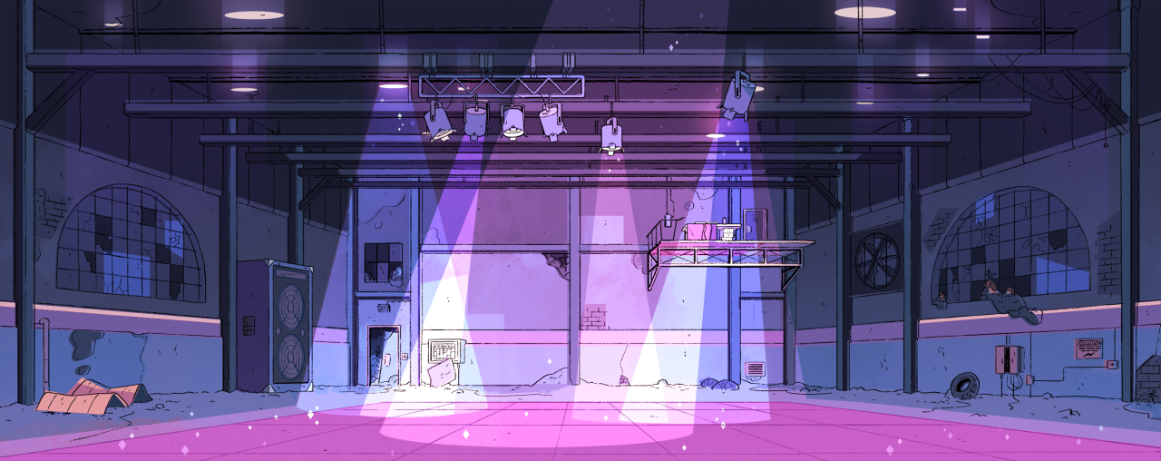 A selection of Backgrounds from the Steven Universe episode: Alone TogetherArt Direction: