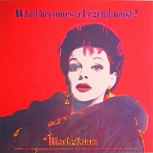 andywarhol-art:   Blackglama (Judy Garland) 1985  Andy Warhol