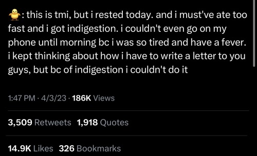 Jimin Talked In His Weverse Live Today About Being Sick Today :(