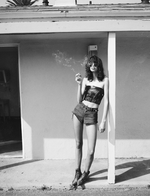 andreasanterini:  Ronja Furrer in “Motel” / Photographed by Billy Kidd / Styled by Charles Varenne, for Numèro Magazine #152 April 2014 