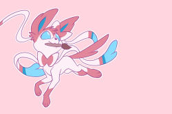 alexmichanikos:  Sylveon by Pixel-Prism 