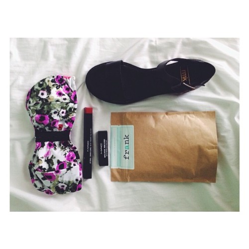 ‘To Theresa Love from Theresa’ my Xmas presents to myself #readyforsummer #mac #letsbefrank #seafolly #rmk #summer #beet