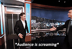 Benedict Cumberbatch On Jimmy Kimmel(December 4, 2013).