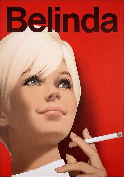 As a kid, I was fascinated by the girl on the Belinda cigarettes pack, a brand my mother smoked. All