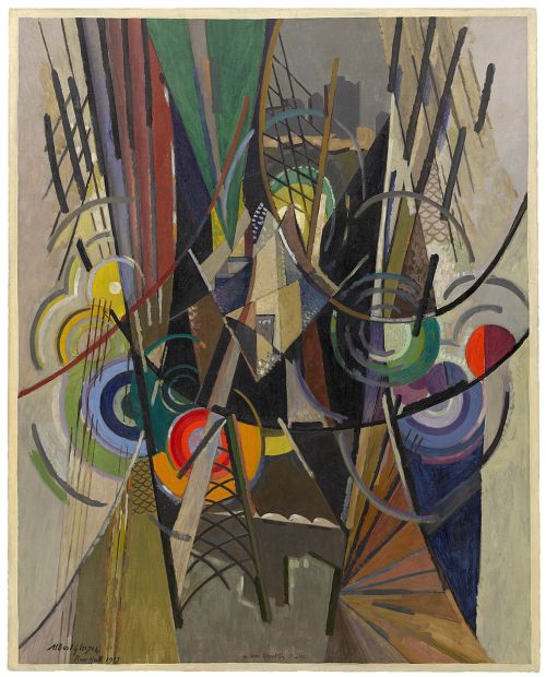 On Brooklyn Bridge by Albert Gleizes