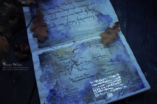 kinko-white: Thorin’s Map 