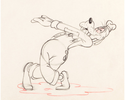 talesfromweirdland:Production art from the 1937 Disney short, Clock Cleaners (mainly centering on Go