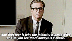 theworldofcinema:  &ldquo;Fear after all is our real enemy. Fear is taking over