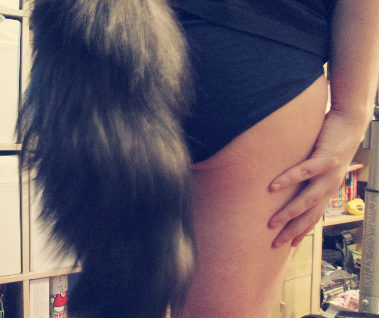 buttpizza:  My tail plug, from a few sets ago!