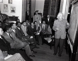 congenitaldisease: In the twenty years before Albert Einstein died, he very rarely accepted invitations to speak at universities. In 1946, however, he accepted an invitation to Lincoln University in Pennsylvania which was the first school in America to
